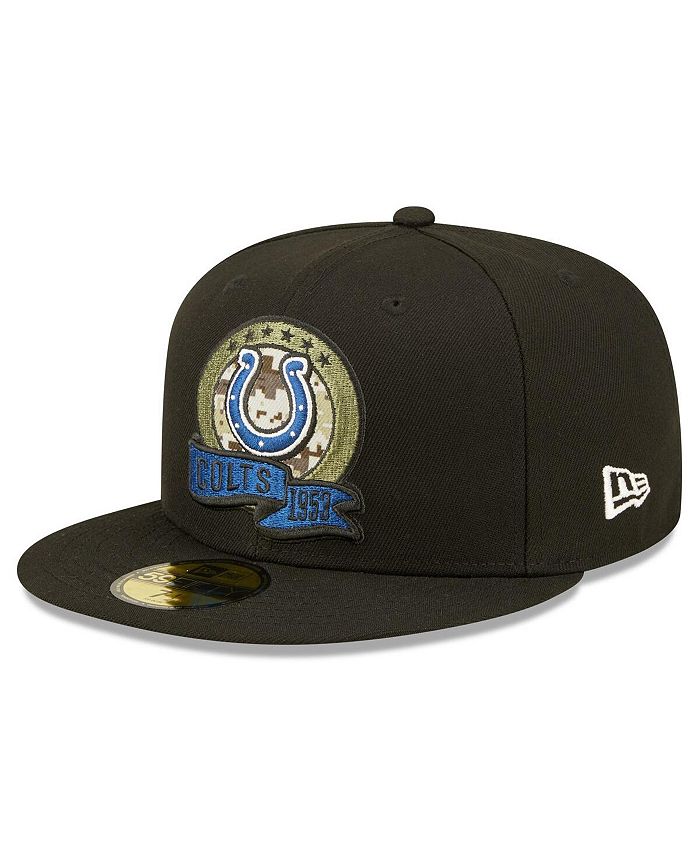 New Era Men's Black Indianapolis Colts 2022 Salute To Service 59FIFTY