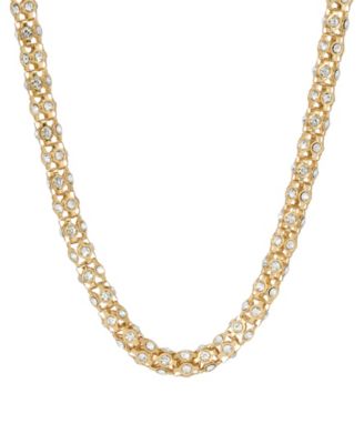 2028 Crystal Stone Necklace - Yellow 27$