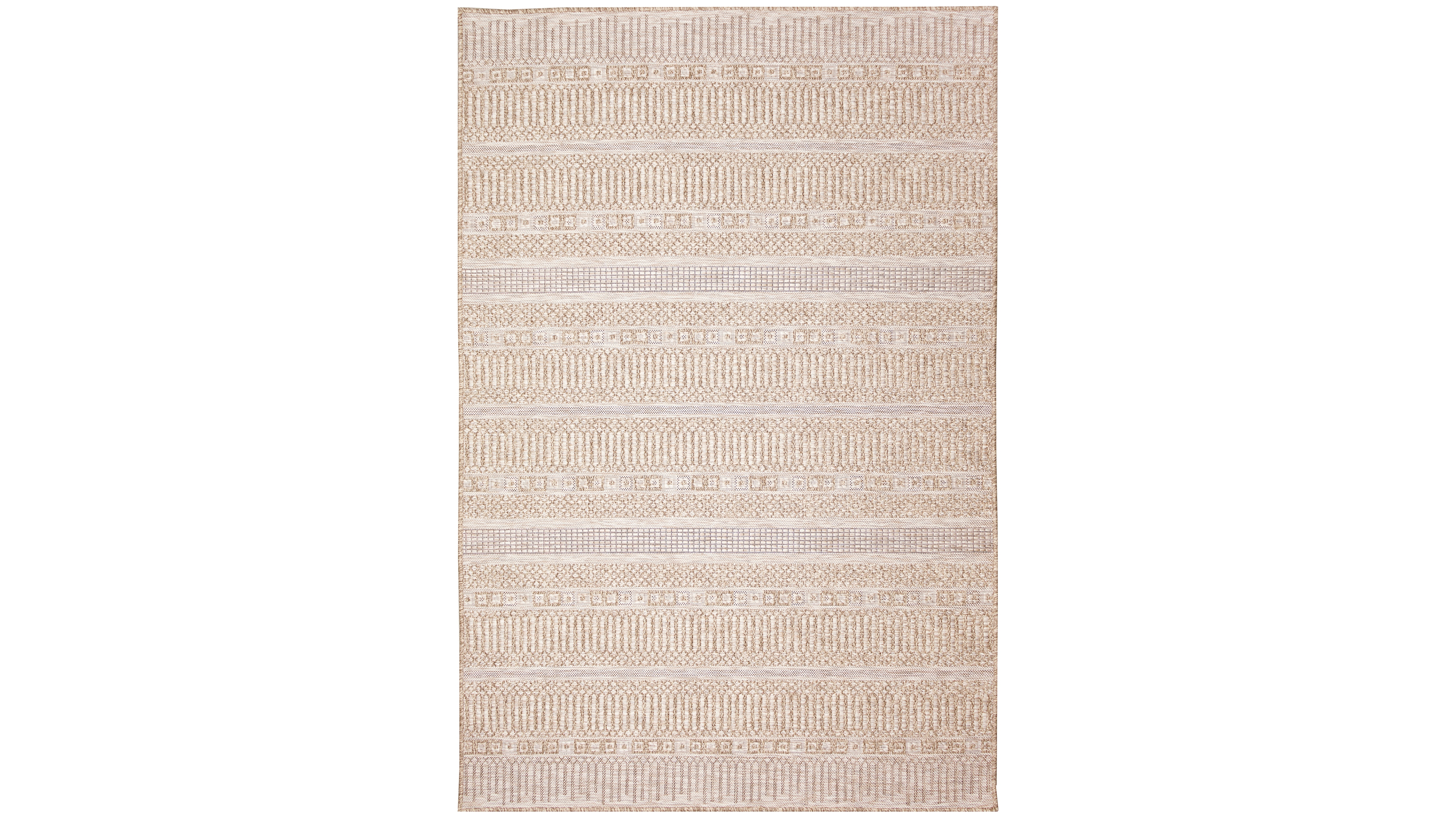 Liora Manne' Orly Stripe 5'3" x 7'3" Outdoor Area Rug