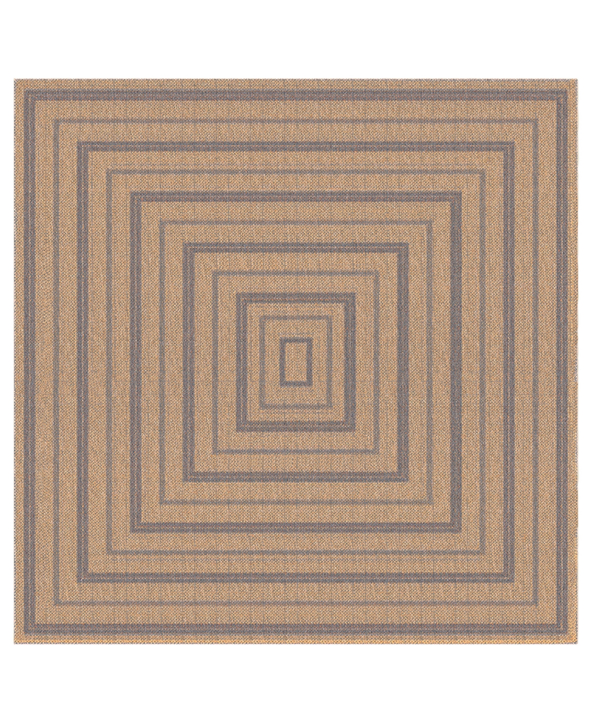 Liora Manne' Sahara Multi Border x Outdoor Area Rug