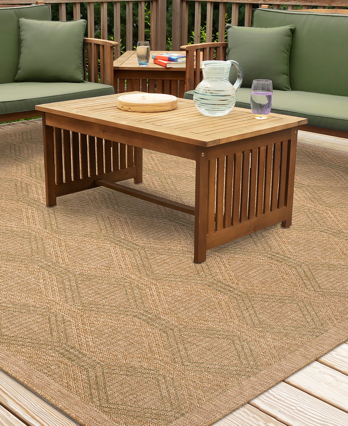 Liora Manne' Sahara Links x Outdoor Area Rug