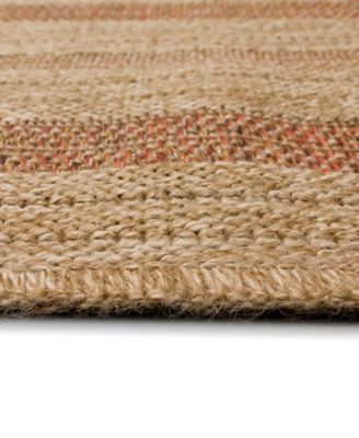 Sahara Multi Border 7'10" x 7'10" Square Outdoor Area Rug