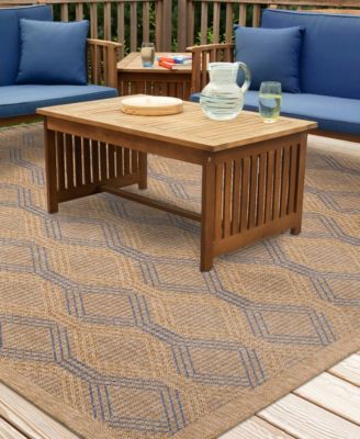 Sahara Links 7'10" x 7'10" Square Outdoor Area Rug