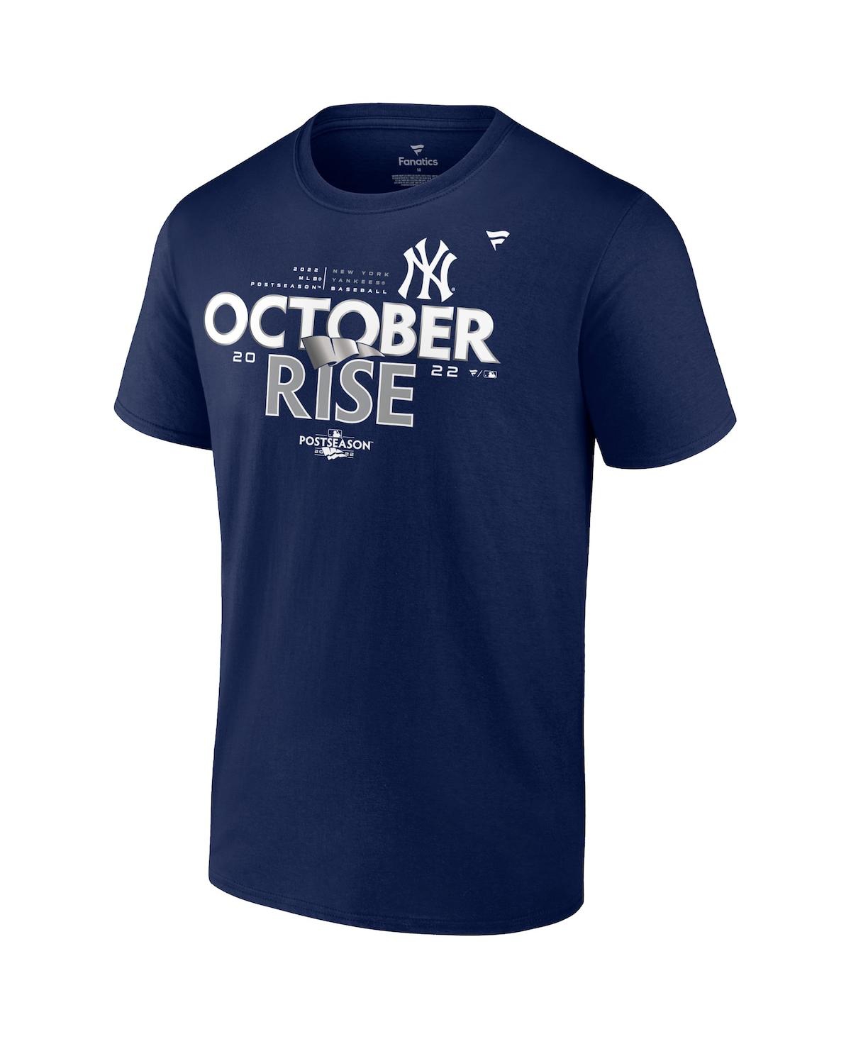 Men's FanaticsNew York Yankees 2022 Postseason Locker Room T-shirt - Navy
