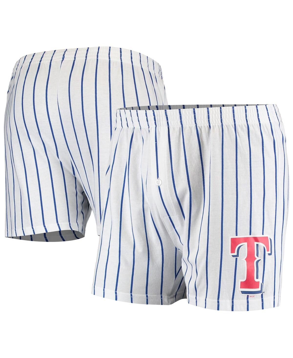 Concepts Sport White Texas Rangers Vigor Boxer Shorts In White