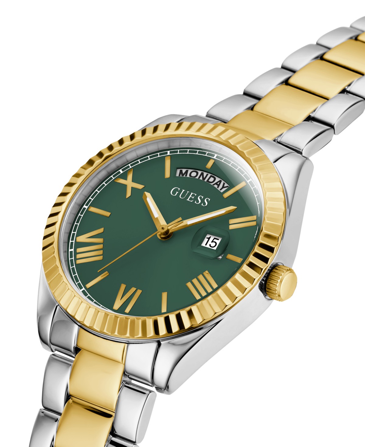 Женские часы-браслет Guess из стали двух тонов, 36 мм — фото 5
