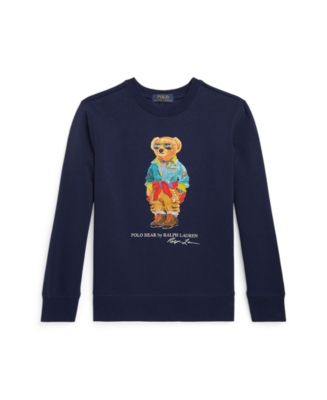 Macy's Polo Ralph Lauren Big Girls Polo Bear Fleece Sweatshirt 69.50