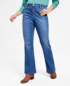 Women's High-Rise Curvy-Fit Bootcut Jeans, Created for Macy's
