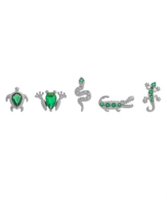 Women's Emerald Rainforest Stud Set