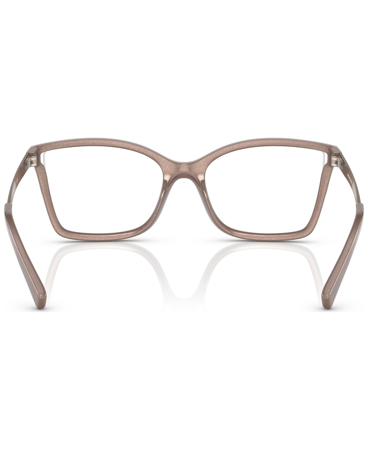 Michael Kors Women's Rectangle Eyeglasses, Mk405852-o In Blush Camel Pearlized