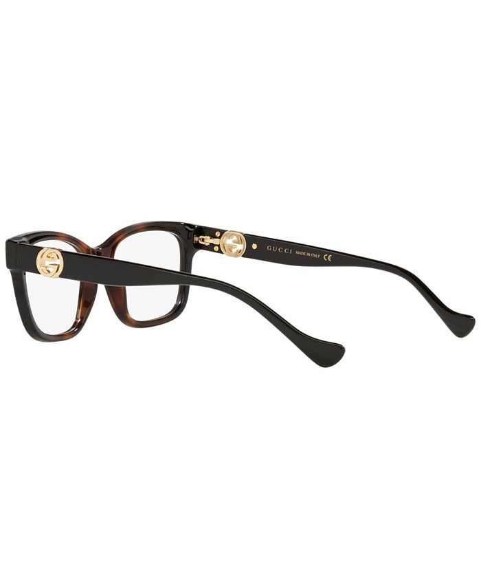 Gucci Women's Rectangle Eyeglasses, GC00163251-X - Macy's