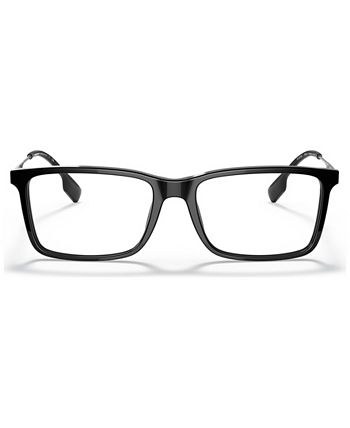 Burberry Men's Rectangle Eyeglasses, BE233957-O - Macy's