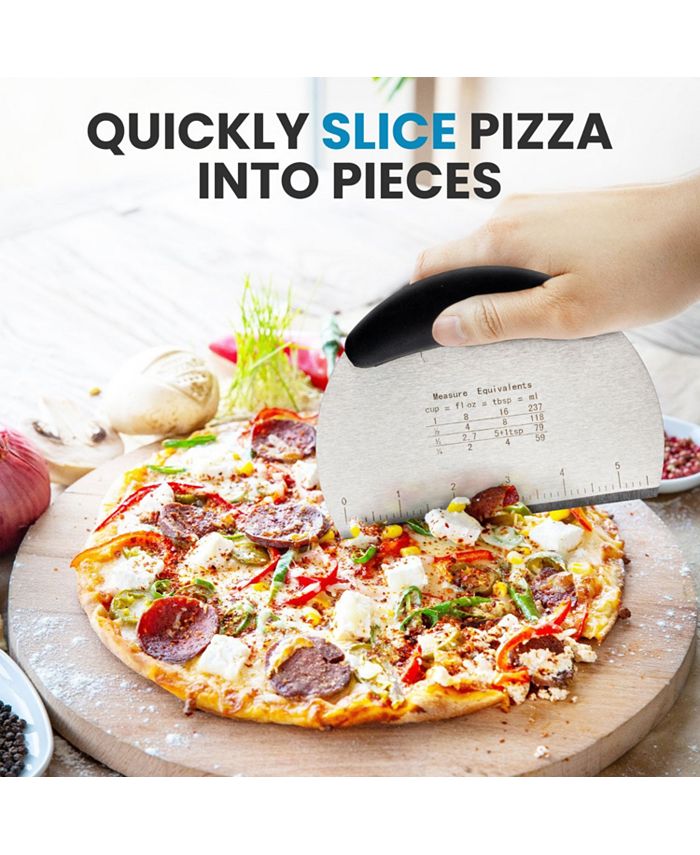 Zulay Kitchen Multi-purpose Bench Scraper And Chopper - Round - Macy's