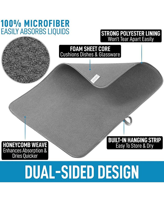 Zulay Kitchen Microfiber Dish Drying Mat Macy's