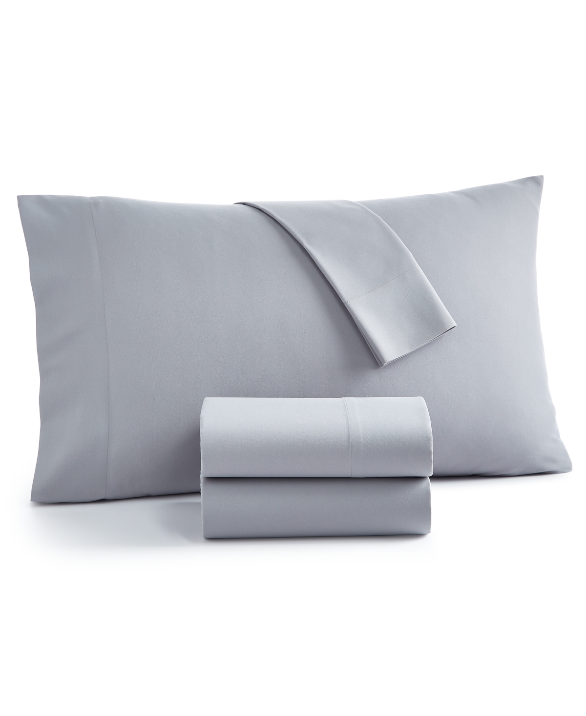 HOME DESIGN EASY CARE SOLID MICROFIBER 4-PC. SHEET SET, FULL, CREATED FOR MACY'S