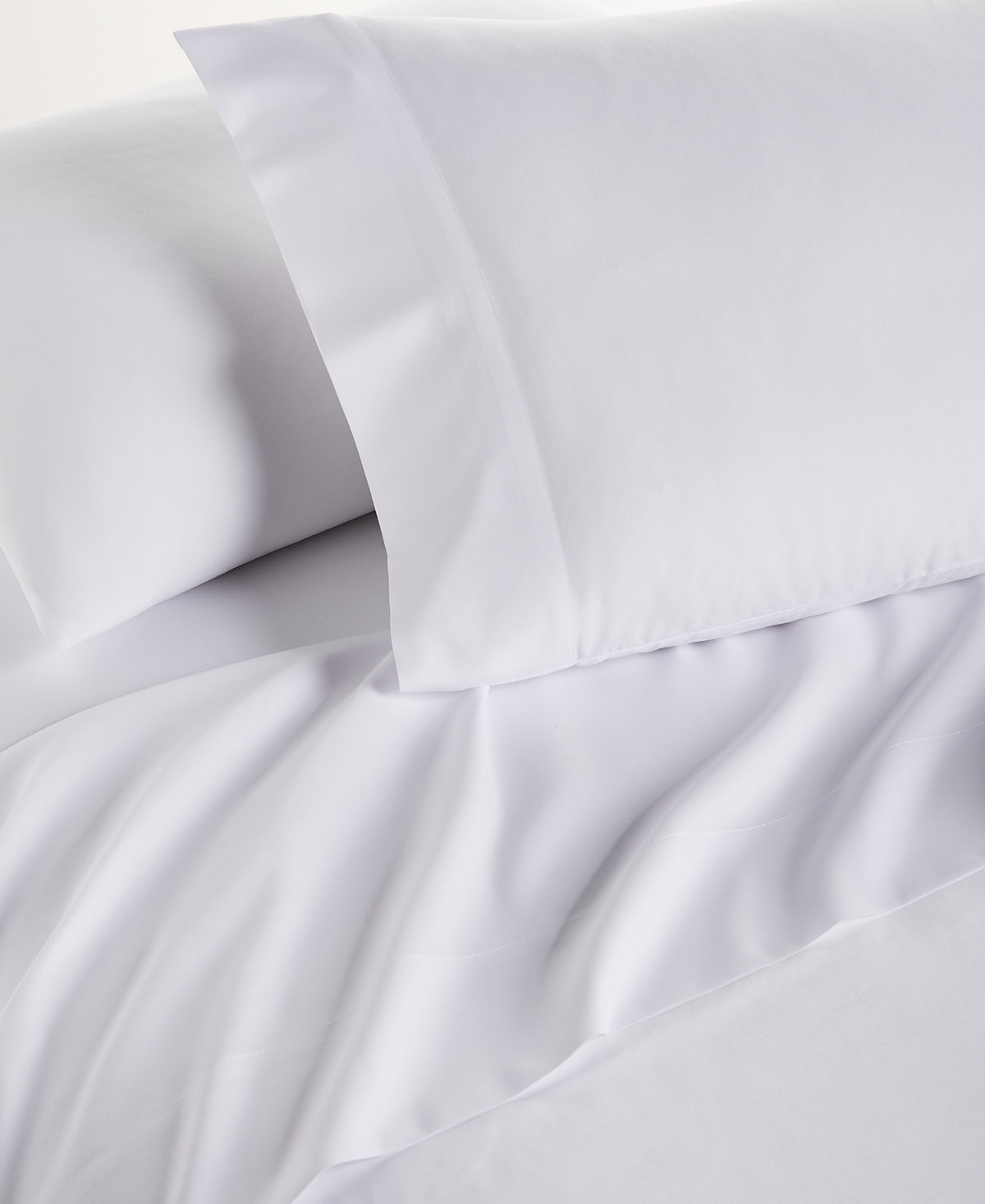 Home Design Easy Care Solid Microfiber 4-Pc. Sheet Set, Full, Exclusively at Macy's