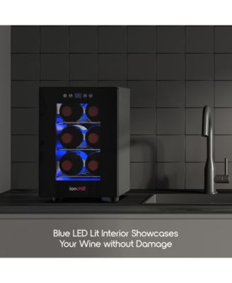 IonChill 6-Bottle Wine Cooler 13-Liter Mini Fridge