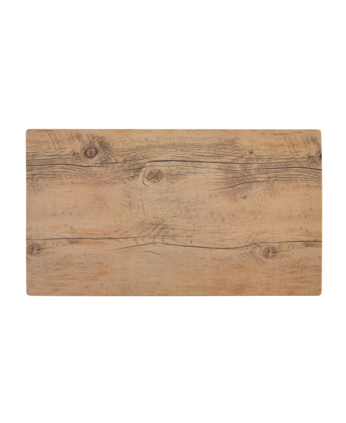 Fortessa Melamine Wood Rectangle Tray, 18" X 10" In Wood