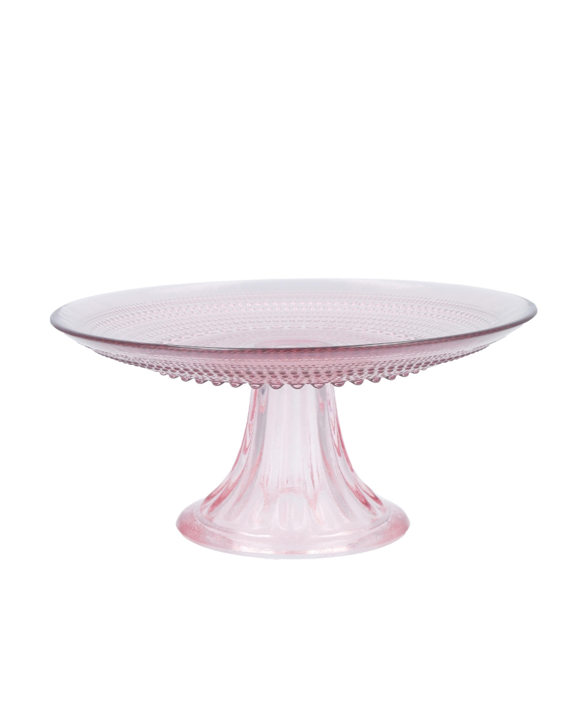 Fortessa Jupiter Cornflower Cake Stand In Pink