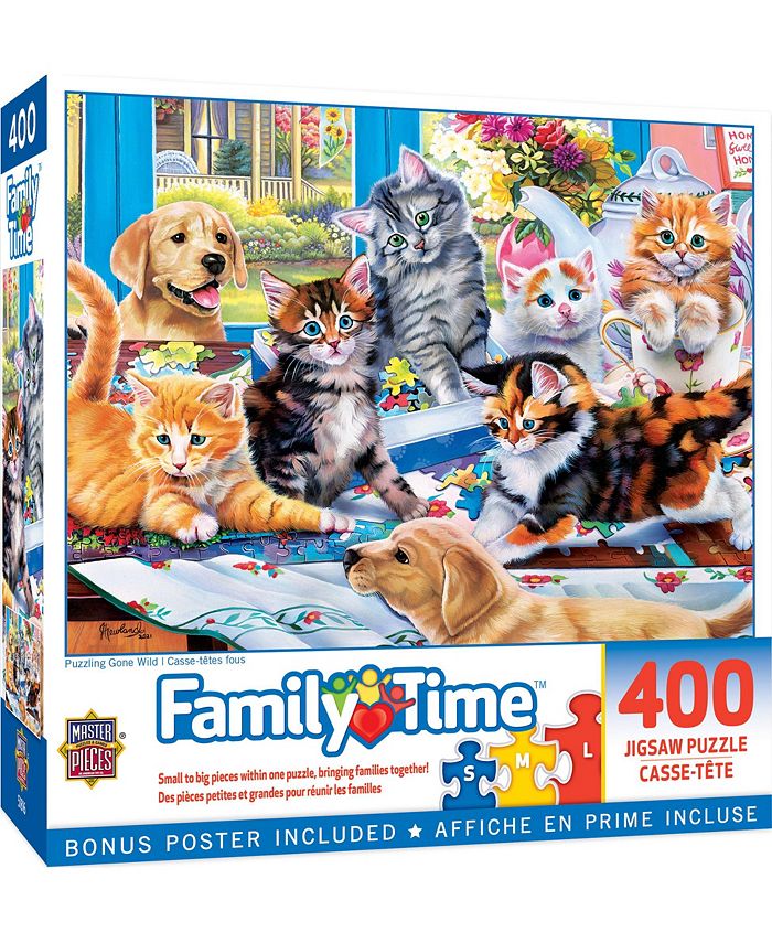 Jigsaw Puzzles - 9 Piece - White - 4 x 5.5 - Arts and crafts puzzle  activity