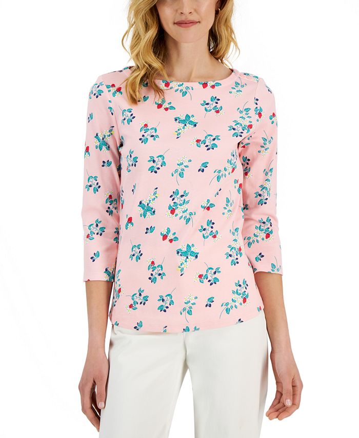 Charter club boat neck tops shop