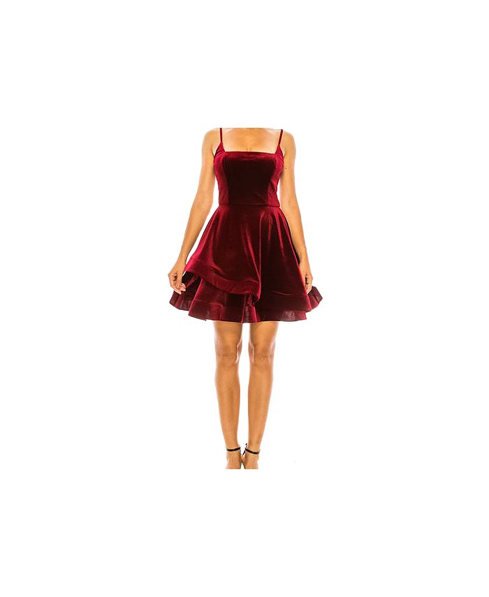 Red junior sales dresses at macys