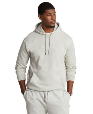 Gray Embossed Logo Hoodie - Sweatshirts for Men