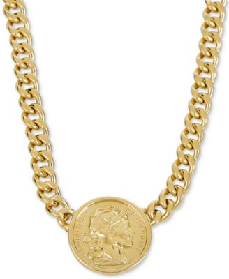 macy's coin necklace