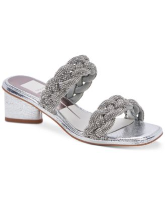 Dolce Vita - Women's Ronin Rhinestone Braided Block-Heel Sandals