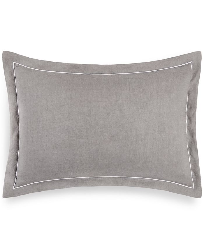 Hotel Collection CLOSEOUT! Linen/Modal Blend Sham, King, Created for