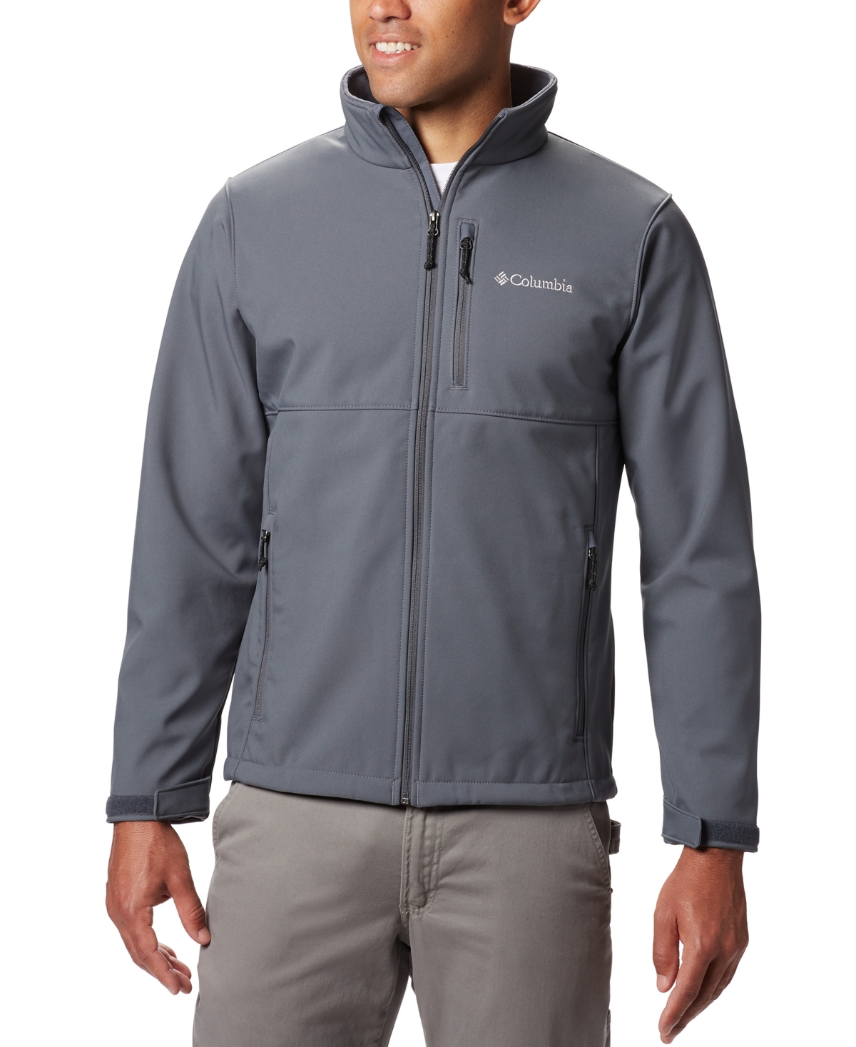 Columbia Men's Ascender Water-Resistant Softshell Jacket - Graphite