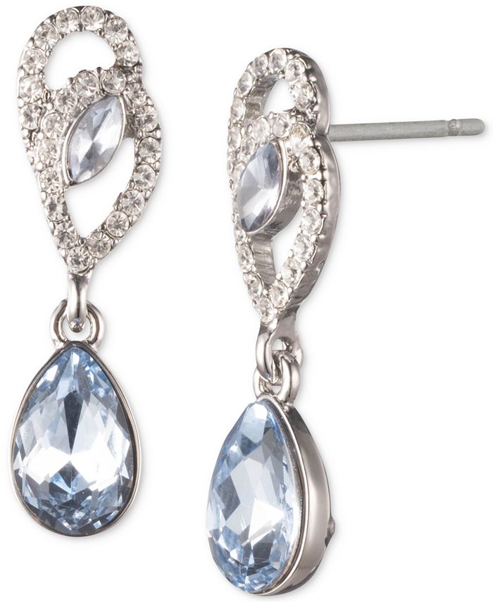 Givenchy Pavé, Marquise & Pear-Shape Crystal Drop Earrings & Reviews -  Earrings - Jewelry & Watches - Macy's