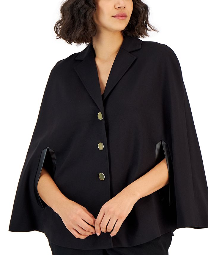 Anne Klein Women's NotchCollar CapeSleeve Jacket Macy's