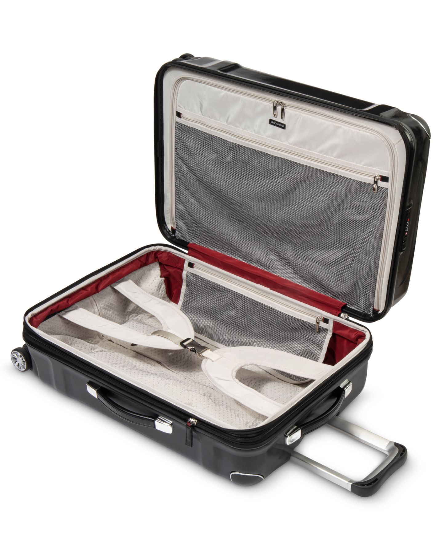 Чемодан Ricardo Rodeo Drive 2.0 Hardside 26" Check-In Spinner Suitcase, цвет: Чёрный — фото 4