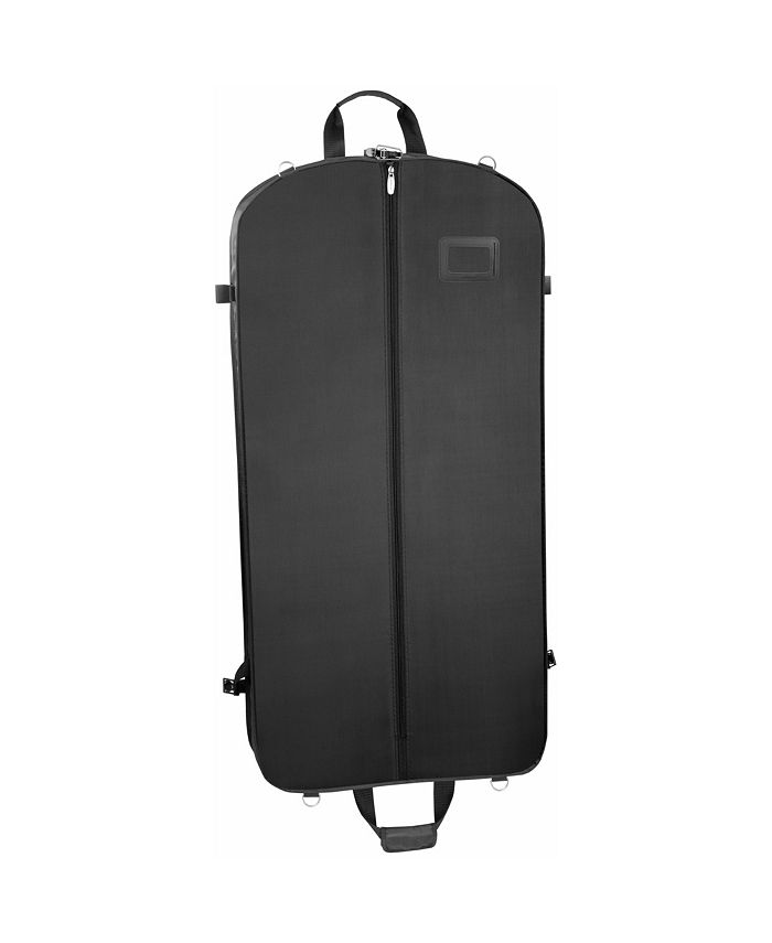 WallyBags 45" Premium Extra Capacity Travel Garment Bag with Shoulder