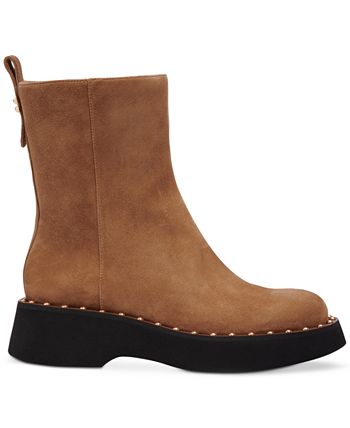 COACH Women's Vanesa Pull-On Studded Lug-Sole Booties & Reviews - Booties -  Shoes - Macy's