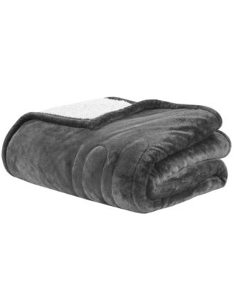 Electric Reversible Plush to Berber Throw, 60'' x 70''