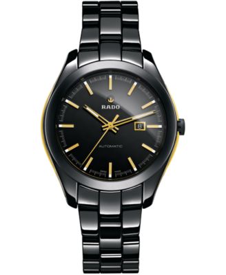 Rado - Unisex Swiss Automatic HyperChrome Black High-Tech Ceramic Bracelet 36mm R32287152