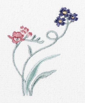 Turkish Cotton Stella Embellished 2-Pc. Fingertip Towel Set