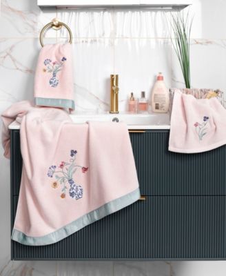 Turkish Cotton Stella Embellished 2-Pc. Bath Towel Set