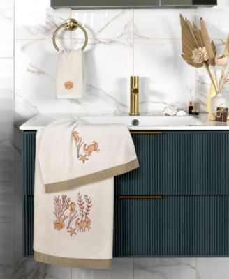 Turkish Cotton Aaron Embellished 3-Pc. Bath Towel Set