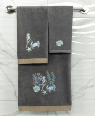 Turkish Cotton Aaron Embellished 3-Pc. Bath Towel Set