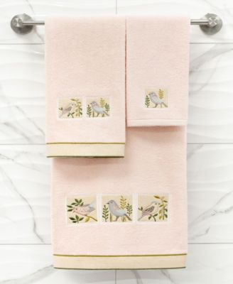 Turkish Cotton Belinda Embellished 2-Pc. Fingertip Towel Set