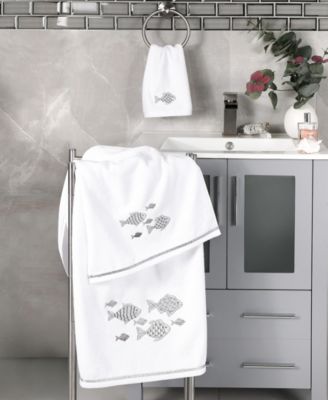 Turkish Cotton Figi Embellished 3-Pc. Bath Towel Set