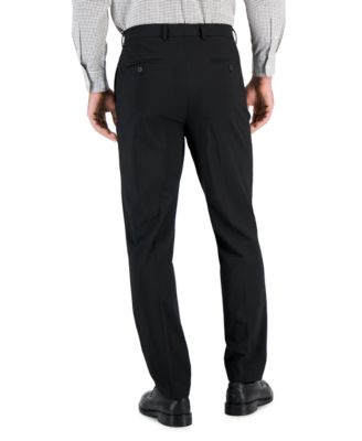 Men's Slim-Fit Spandex Super-Stretch Suit Pants