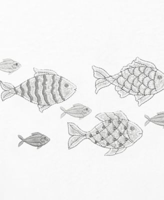 Turkish Cotton Figi Embellished 3-Pc. Bath Towel Set