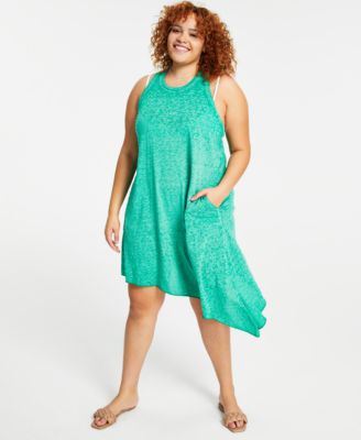 Becca ETC - Plus Size Beach Date Cover-Up Dress