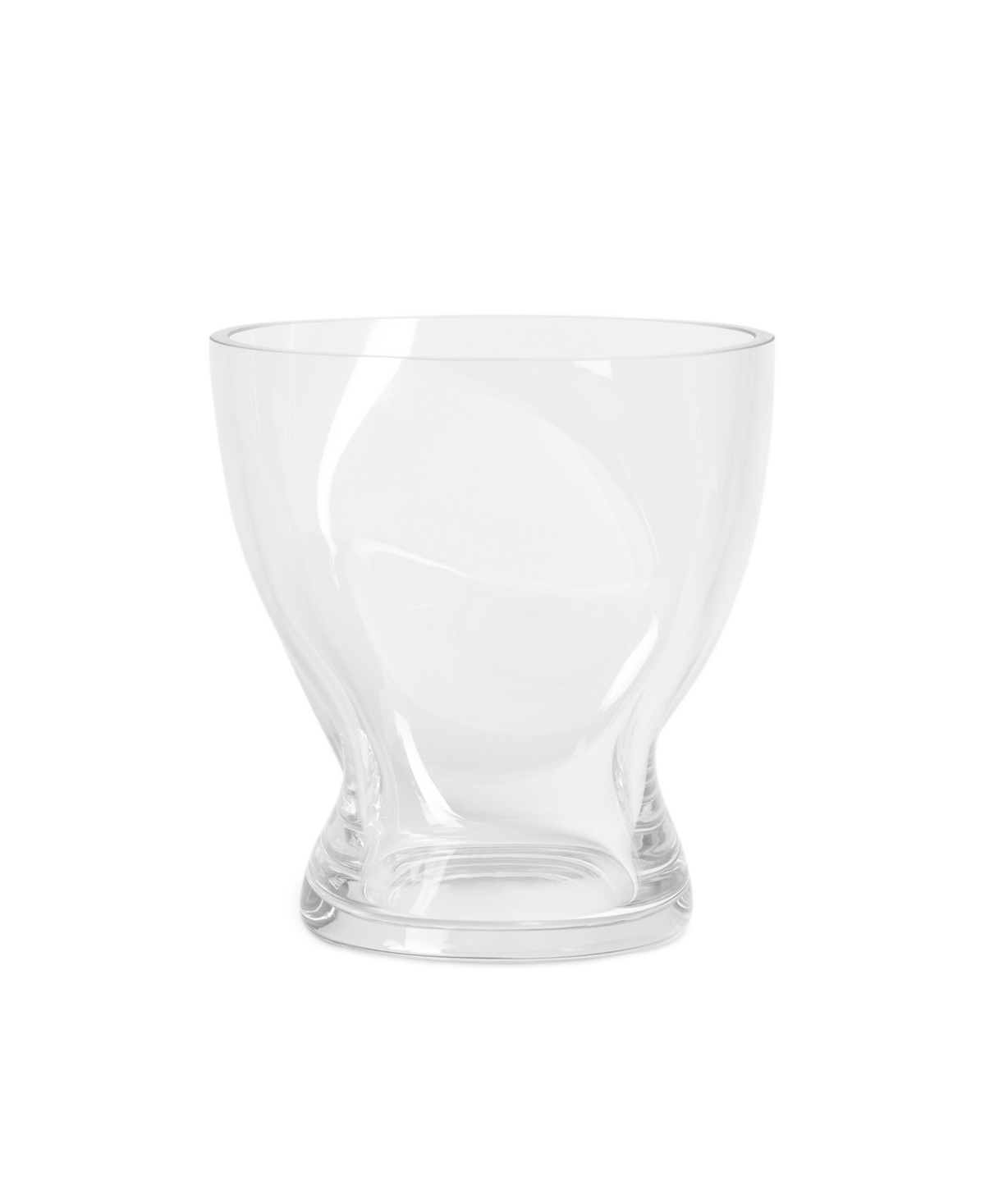 Orrefors Squeeze Tulip Vase In Clear