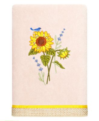 Turkish Cotton Girasol Embellished 3-Pc. Bath Towel Set