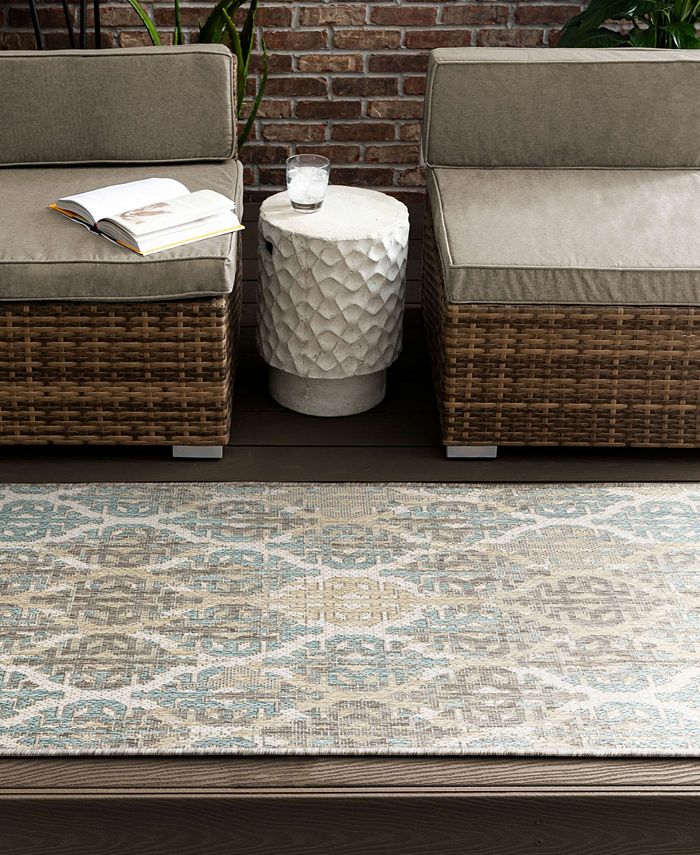 Mohawk Malibu Outdoor Stamped Ikat 2'5